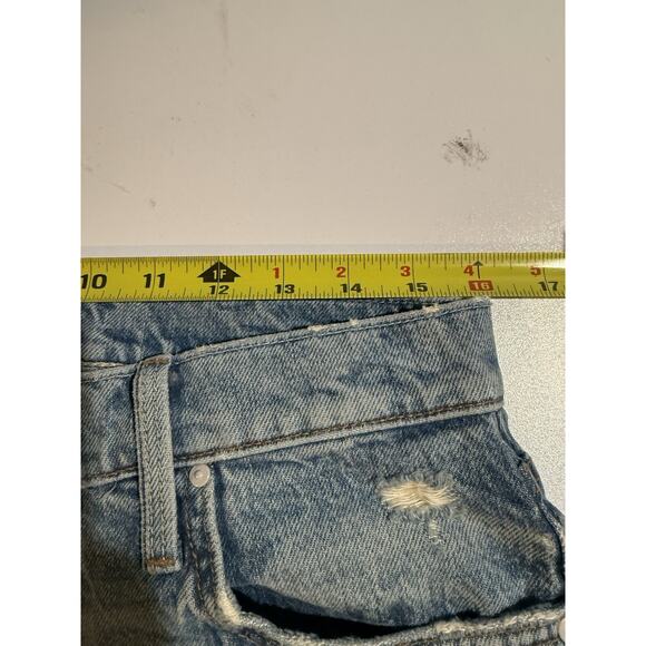 MOTHER Mens Stubbie Chaser Shoo! Wash Size 30 Ankle Jeans Button Fly Light Wash - Picture 11 of 14